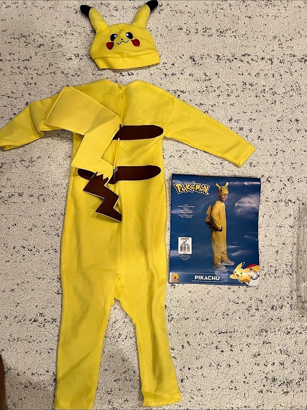 Pokemon Pikachu costume Small 3-4 years